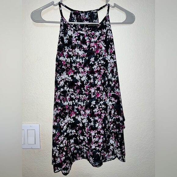 NWOT- BANANA REPUBLIC FLORAL HALTER SLEEVELESS TOP- SIZE SMALL - Picture 4 of 5